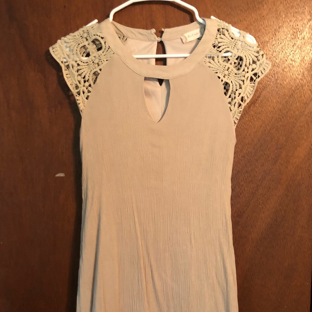 Lace Shouldered Dress, size Small